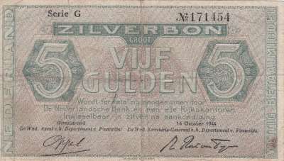 Beschrijving voorzijde: ZILVERBON